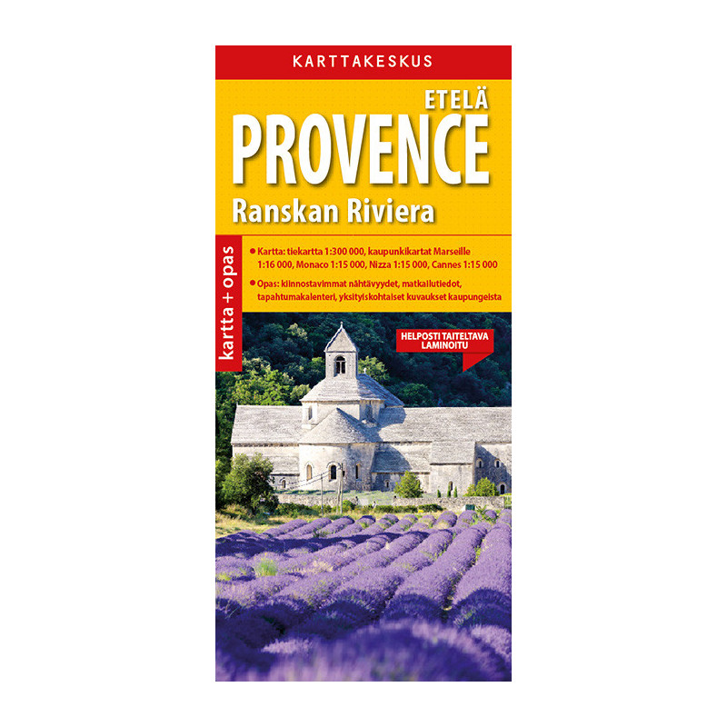 Karttakeskus Etelä-Provence ja Ranskan Riviera kartta + opas