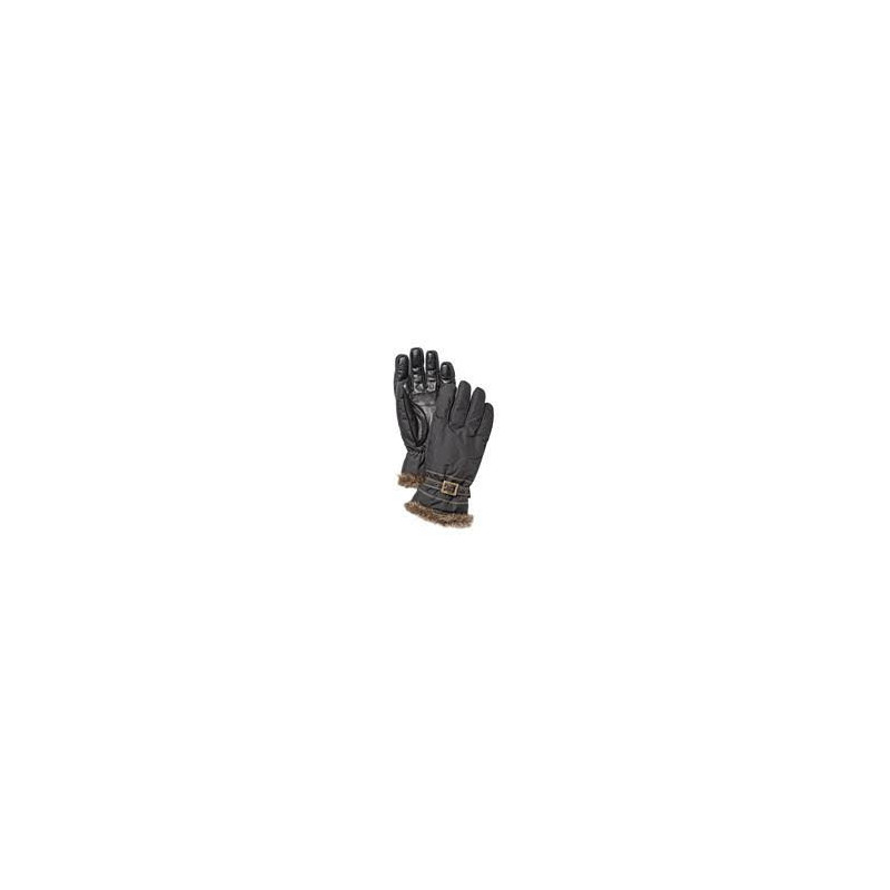 Hestra Winter Forest naisten sormikas, musta, koko 5