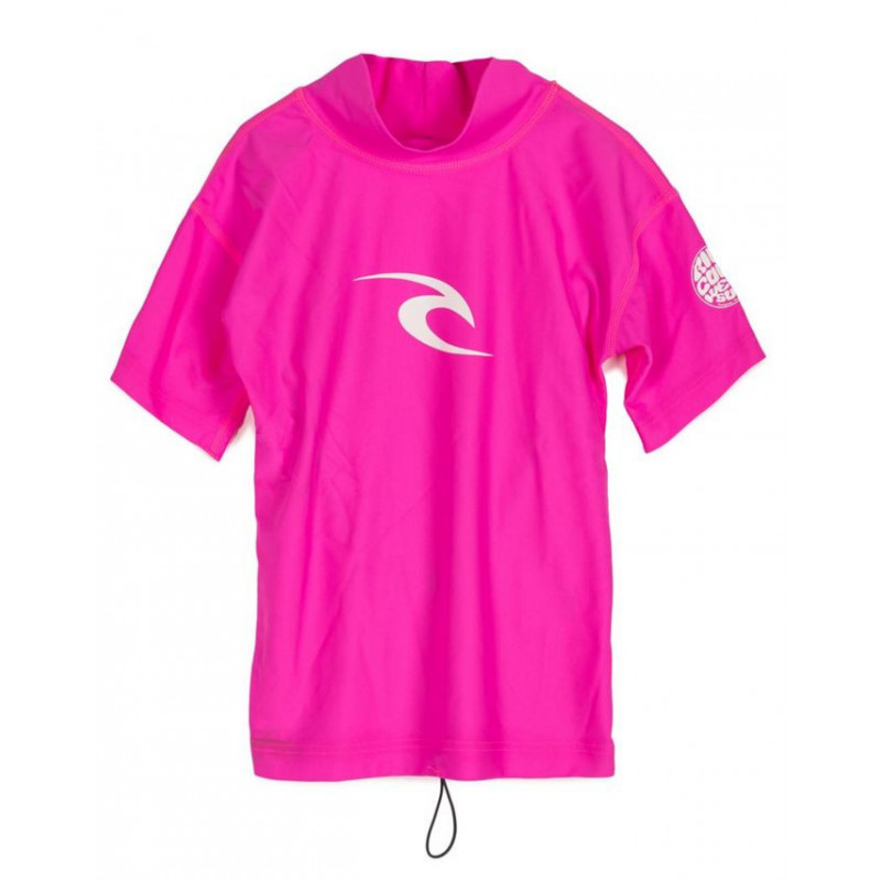 Rip Curl Grom Corpo lasten UV-suojattu lyhythihainen paita, pinkki