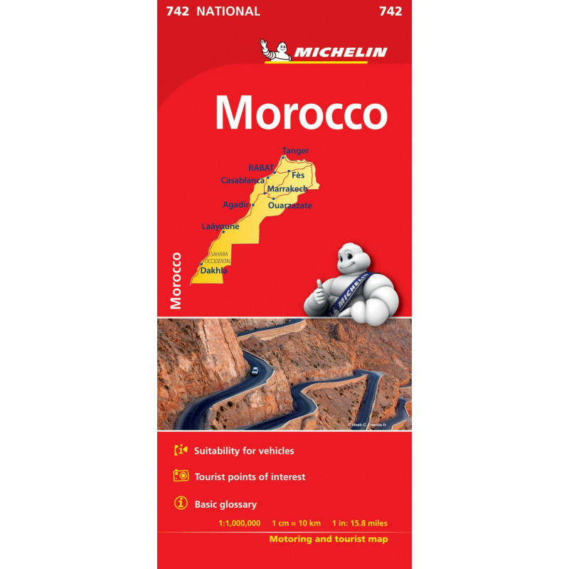 Michelin Marokko Kartta