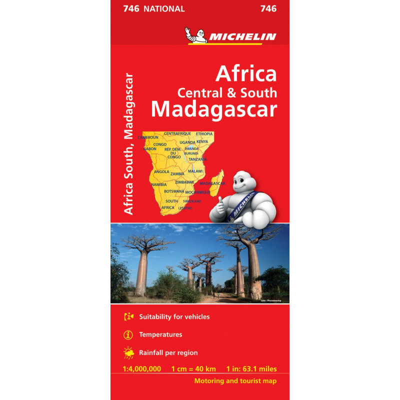 Michelin Keski- ja Etelä-Afrikka ja Madagaskar