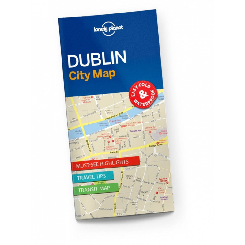 Lonely Planet Dublin kaupunki kartta