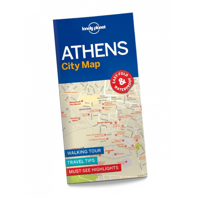 Lonely Planet Ateena kaupunki kartta