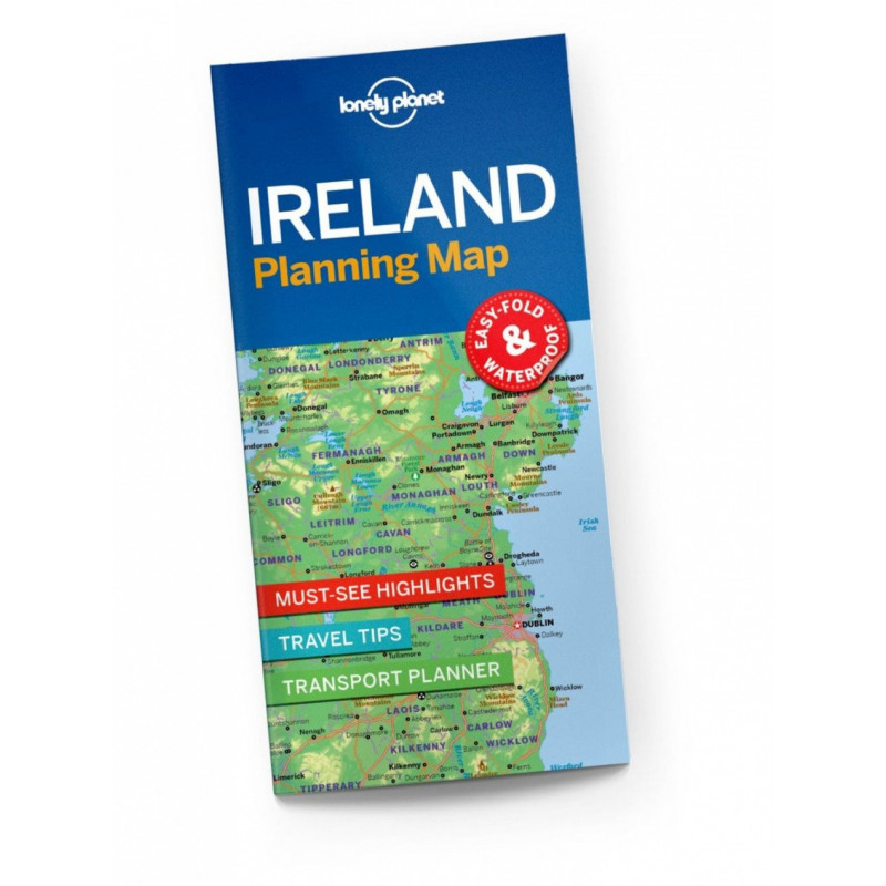 Lonely Planet Irlanti suunnittelu kartta