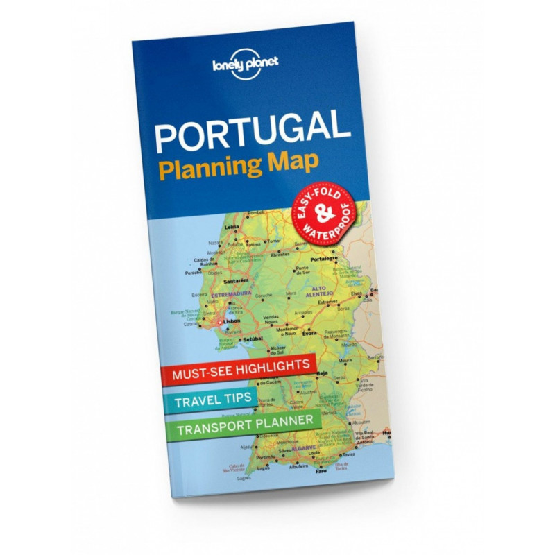 Lonely Planet Portugali suunnittelu kartta