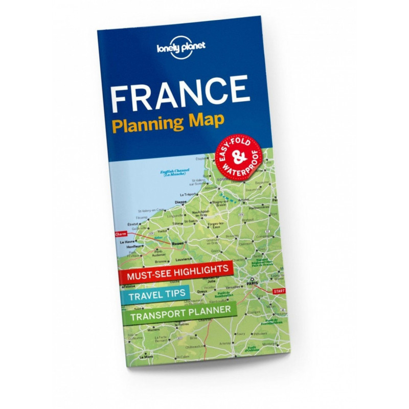 Lonely Planet Ranska suunnittelukartta