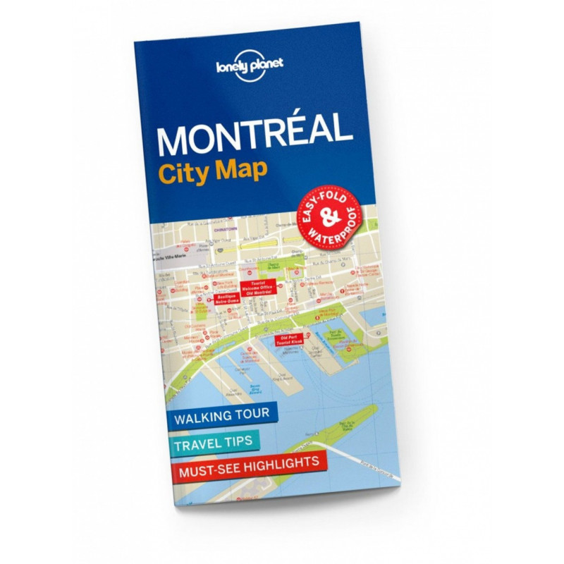 Lonely Planet Montreal kaupunkikartta