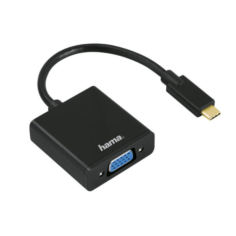 Hama USB-C-VGA Full HD Uros-Naaras adapteri