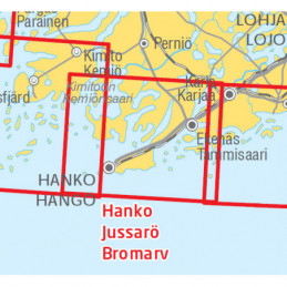 Karttakeskus Hanko Jussarö Bromarv veneilykartta