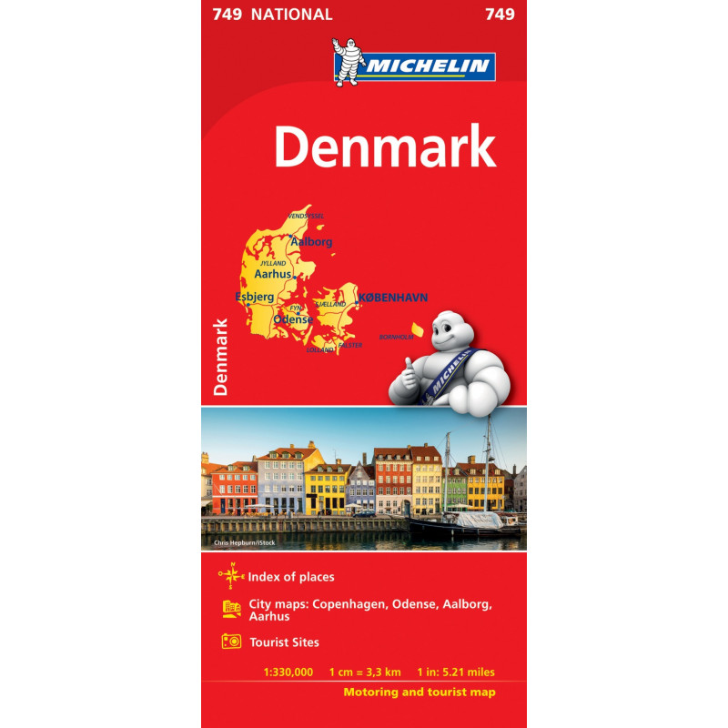 Michelin Tanska kartta