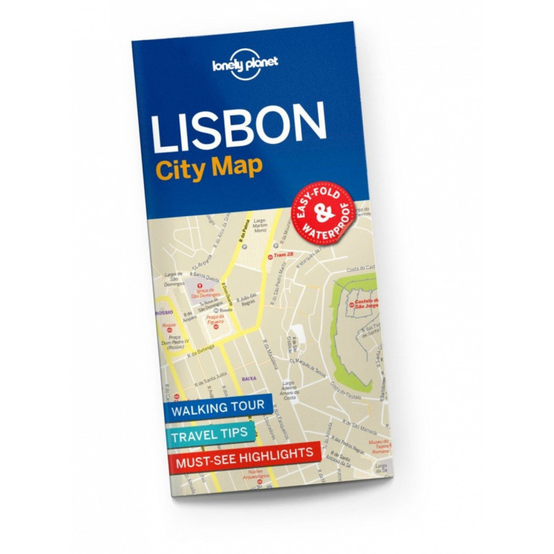 Lonely Planet Lissabon kaupunkikartta