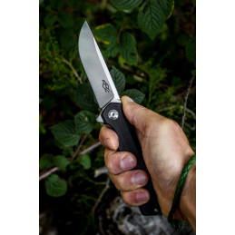 Ganzo G7412P-BK-WS folding knife with whistle. - shop