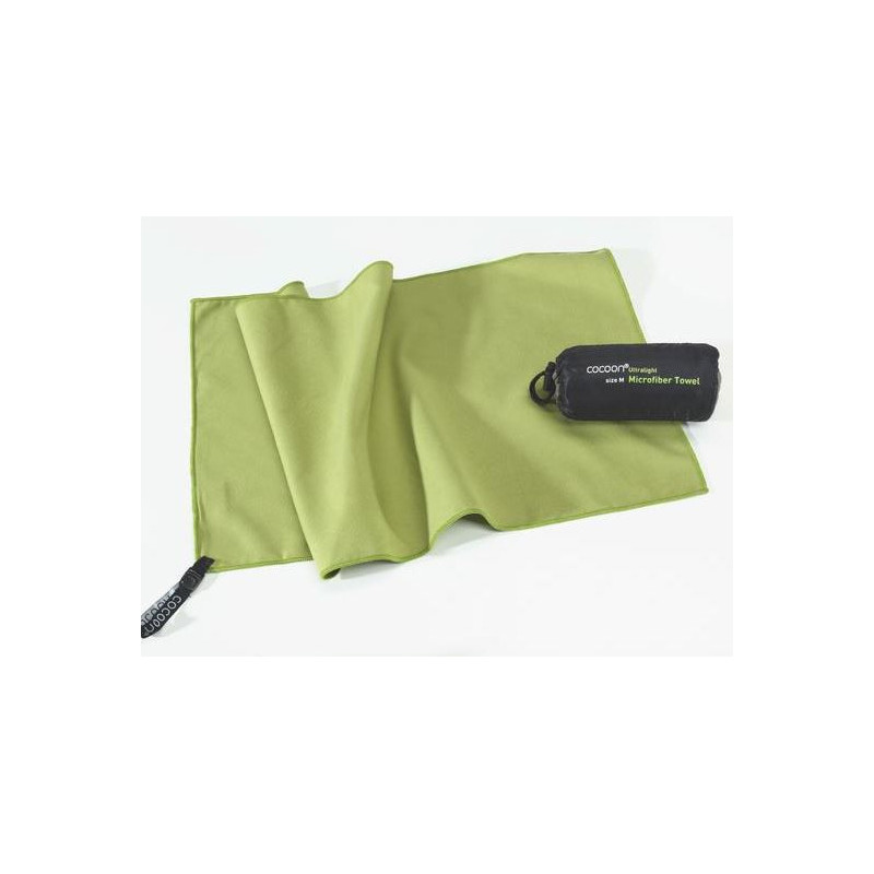 Cocoon Microfiber Towel matkapyyhe vihreä