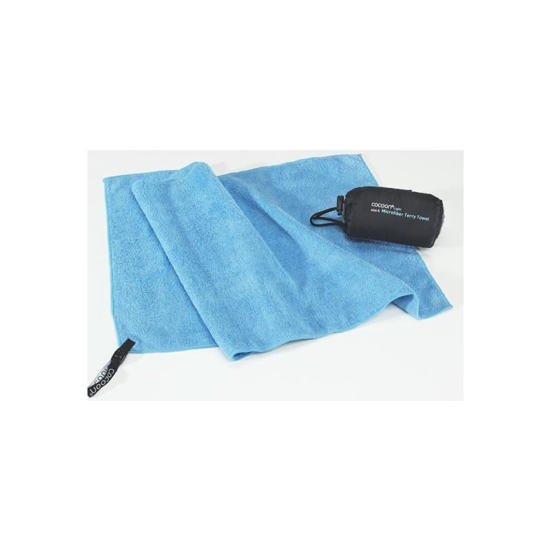 Cocoon Microfiber Terry Towel matkapyyhe sininen useita kokoja