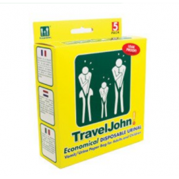 TravelJohn urinal bag, pack...