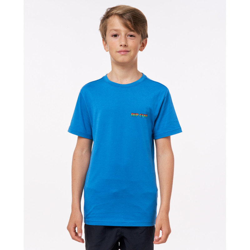 Rip Curl Boys Icons Short Sleeve UV Tee- Uv t-paita sininen
