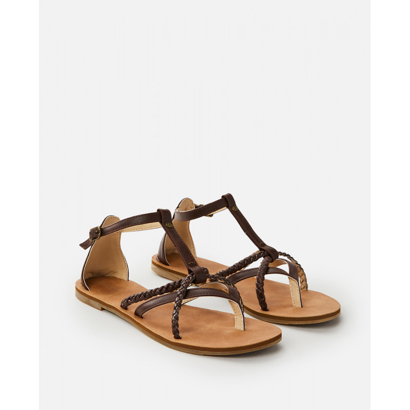 Rip Curl Anouk Open Toe sandaalit naisille, Chocolate Brown