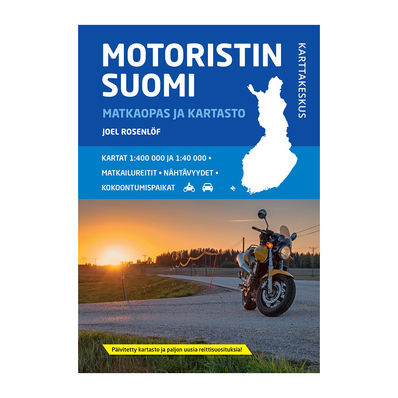 Karttakeskus Motoristin Suomi Matkaopas ja kartasto