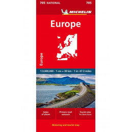 Michelin Europe map