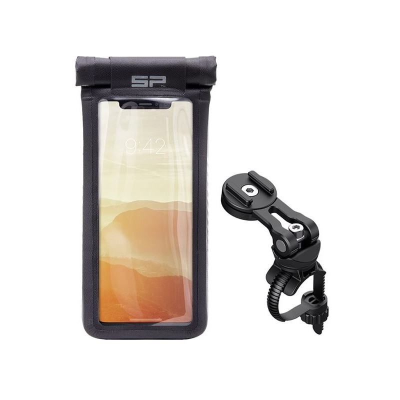 SP Connect Universal Phone Case L pyöräteline, musta