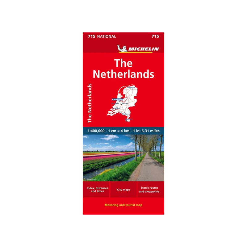 Michelin Alankomaat kartta