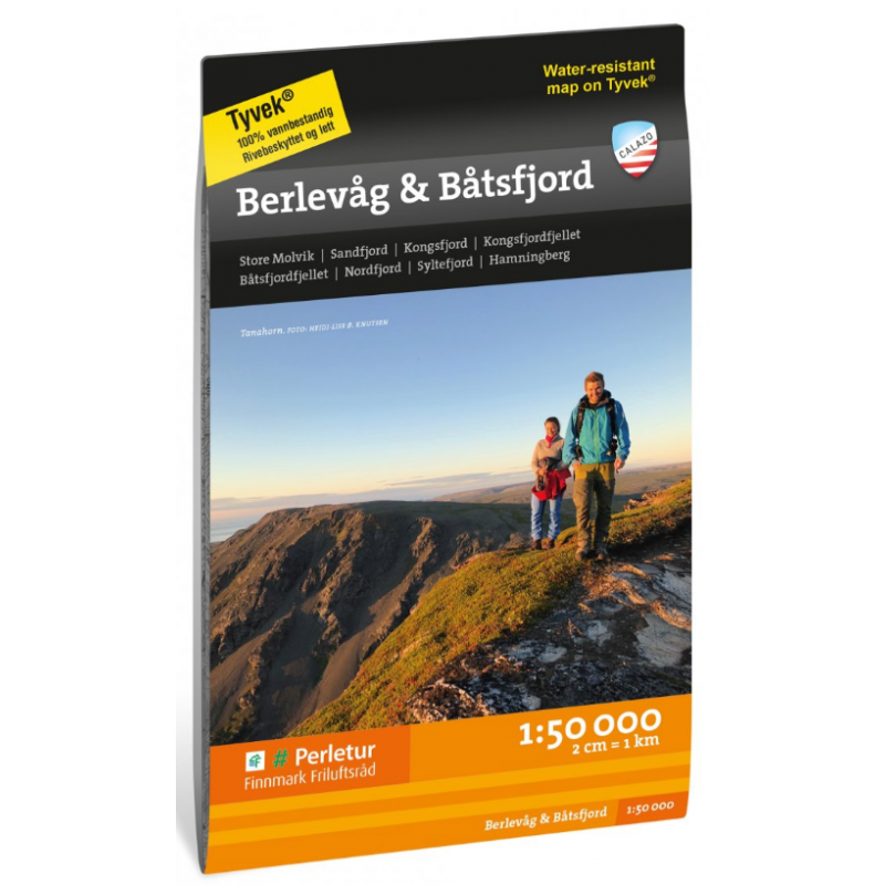 Calazo Berlevåg ja Båtsfjord 1:50 000 retkeilykartta