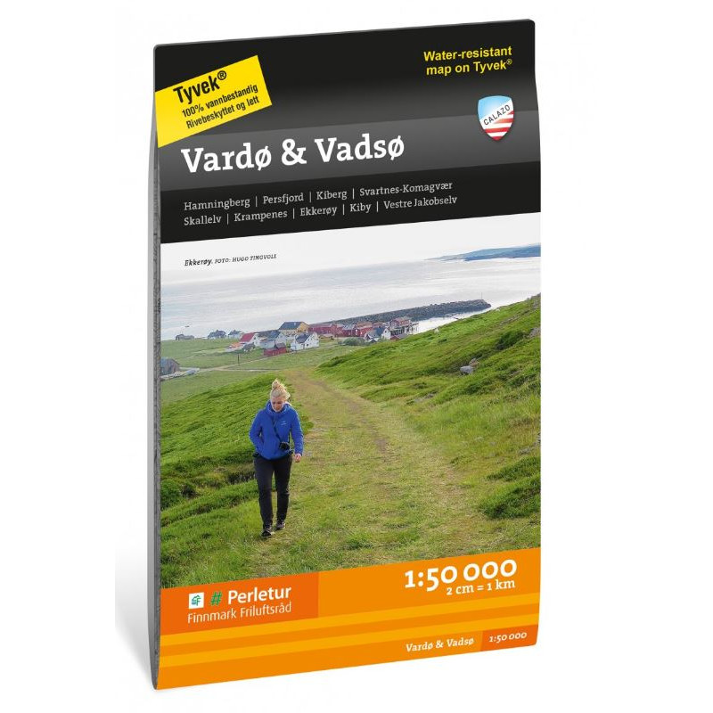 Calazo Vardø & Vadsø 1:50.000 retkeilykartta