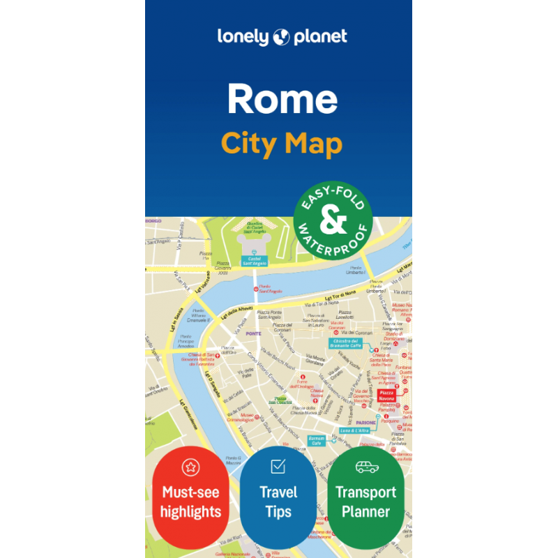 Lonely Planet Rooma kaupunkikartta